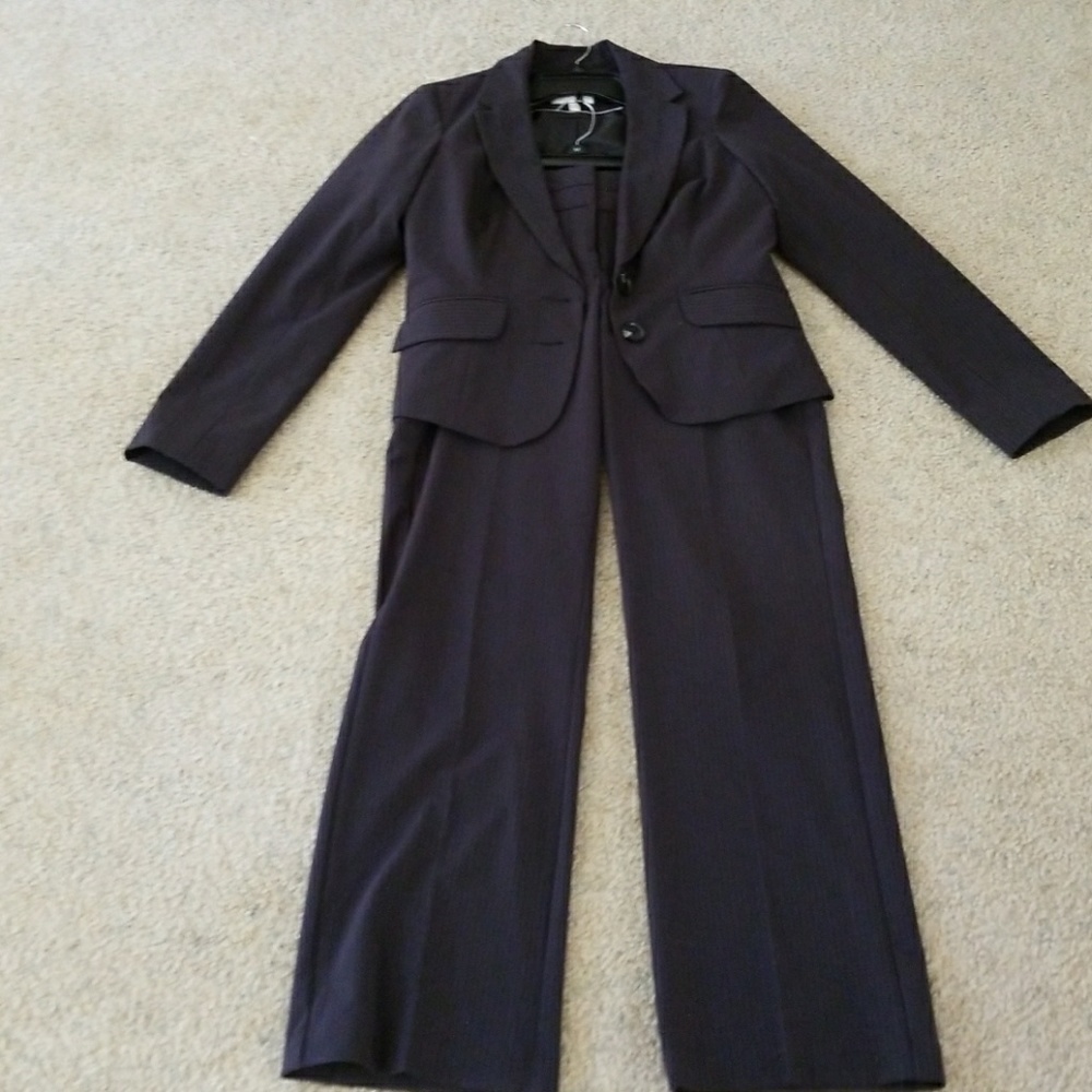 Pinstripe Power Pantsuit